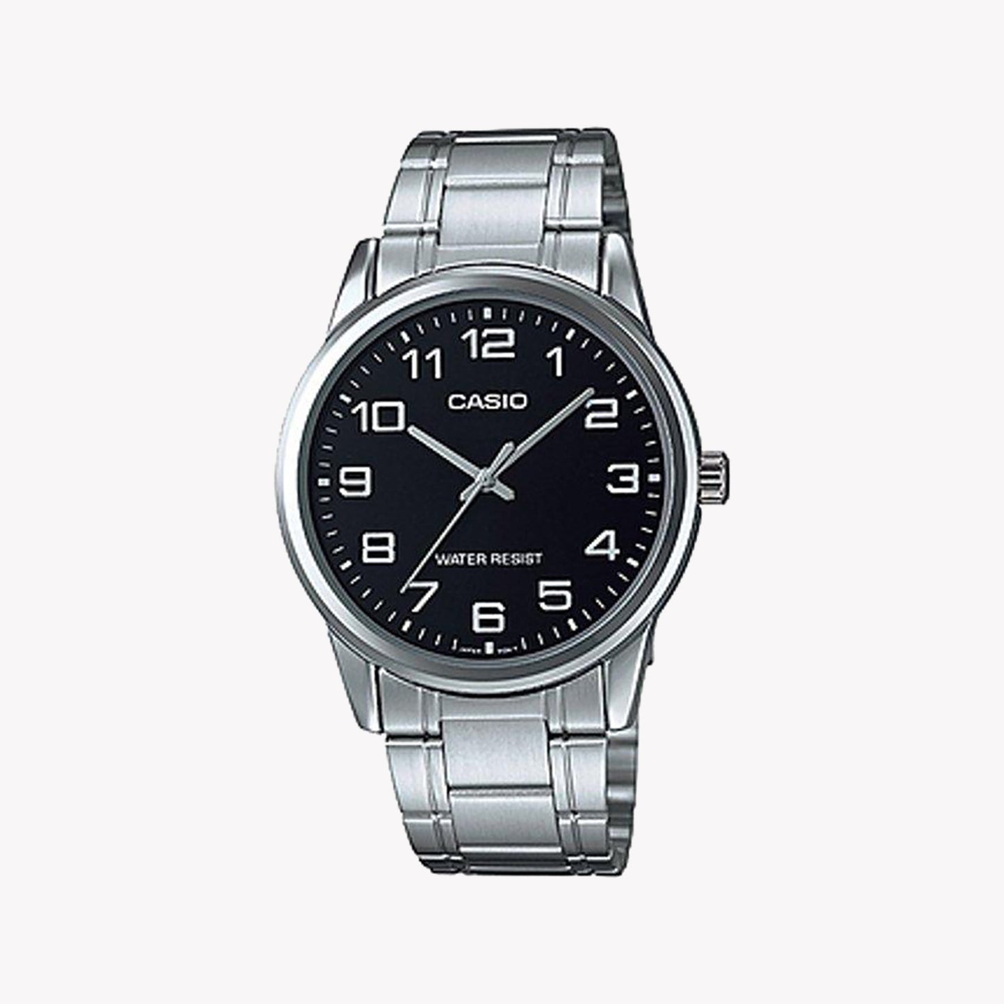 Silver Stainless Steel Quartz Watch – Classic Unisex Design
