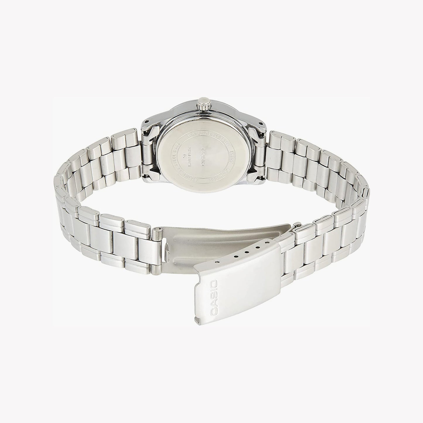 Silver Stainless Steel Quartz Watch – Classic Unisex Design