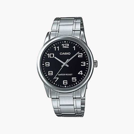 Silver Stainless Steel Quartz Watch – Classic Unisex Design